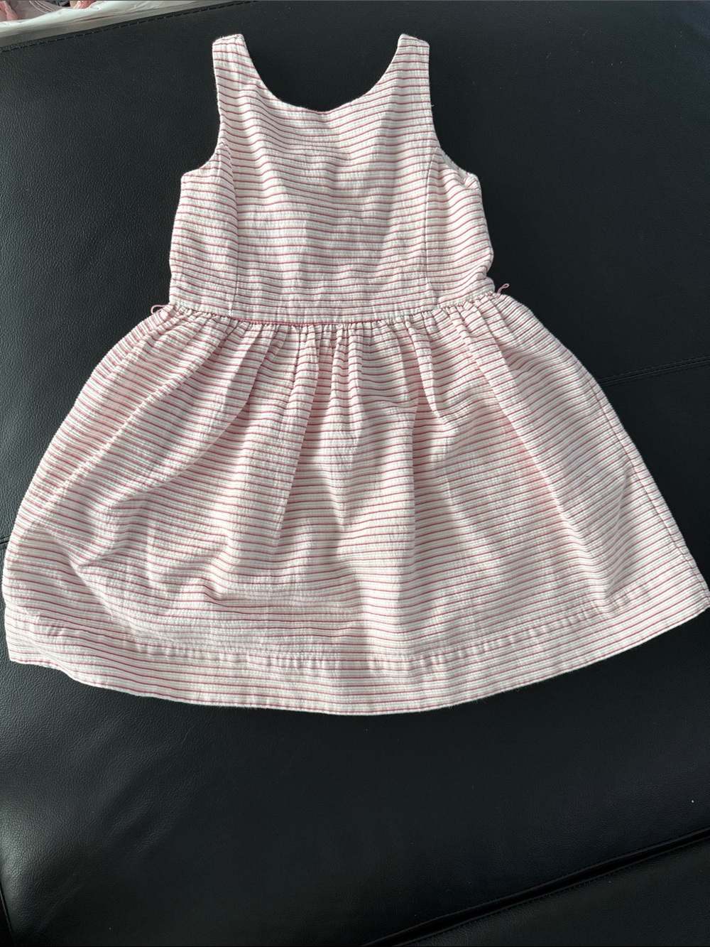Polo by Ralph Lauren Pink & White Striped Tank Dress
